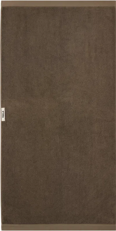 TEKLA SSENSE EXCLUSIVE BROWN TERRY HEAVYWEIGHT TOWEL