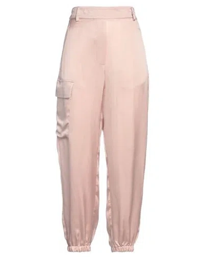 TELA TELA WOMAN PANTS PINK SIZE 8 CUPRO