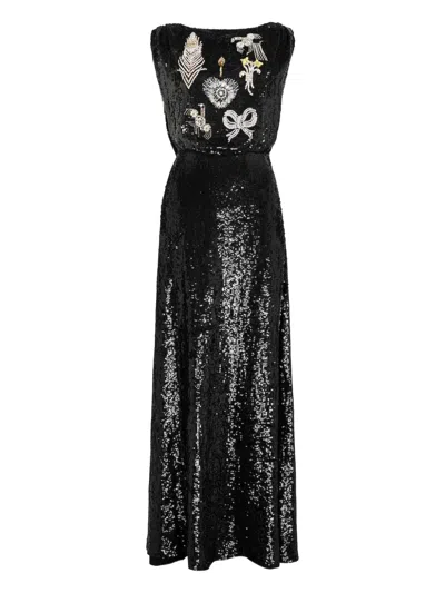 TEMPERLEY LONDON ADALINA SEQUIN-EMBELLISHED MAXI DRESS