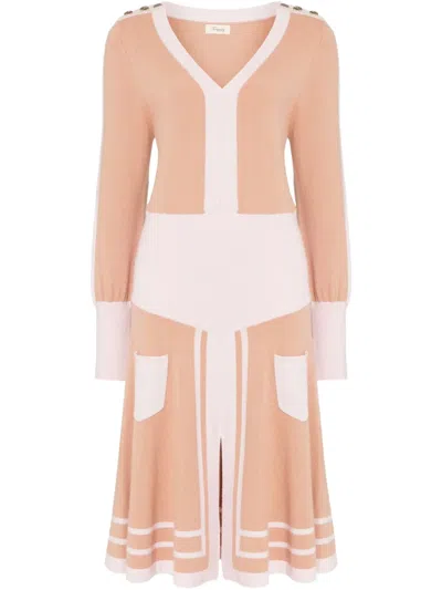 TEMPERLEY LONDON BRETTON KNITTED MIDI DRESS