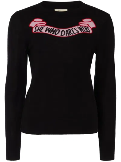 TEMPERLEY LONDON SHE WHO DARES WIN JUMPER