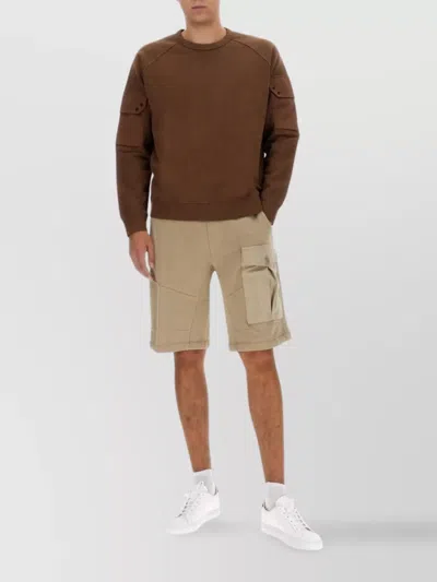 TEN C LOGO CREW NECK SWEATER