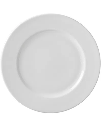 TEN STRAWBERRY STREET 10 STRAWBERRY STREET SET OF 6 CLASSIC WHITE CHARGER PLATES