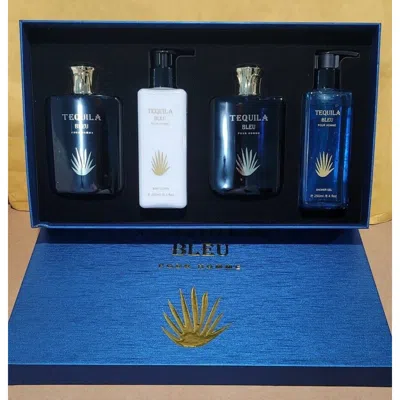 TEQUILA TEQUILA BLEU 4 PCS SET FOR MEN: 3.4 EAU DE PARFUM + 3.4 AFTER SHAVE + 8.5 BODY LOTION + 8.5 SHOWER G