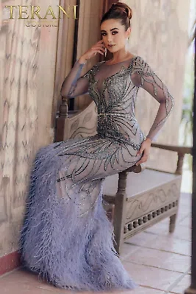 TERANI COUTURE TERANI COUTURE 232GL1404 EVENING DRESS LOWEST PRICE GUARANTEE AUTHENTIC