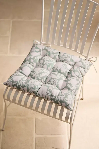 TERRAIN FLORAL BLOCK PRINT SEAT CUSHION