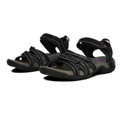 TEVA TEVA WOMENS TIRRA WALKING SHOES SANDALS - BLACK BROWN PURPLE SPORTS OUTDOORS