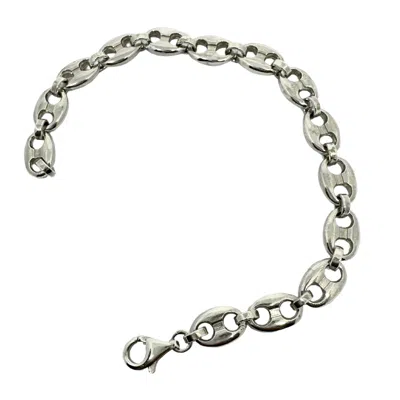 TG-JEWELLERY BY TAMARA GERVASIO MEN'S ANCHOR LINK UNISEX BRACELET – STERLING SILVER
