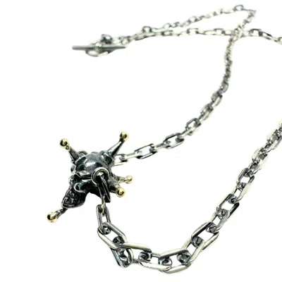 TG-JEWELLERY BY TAMARA GERVASIO MEN'S SILVER / GOLD PUNK SKULL