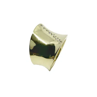 TG-JEWELLERY BY TAMARA GERVASIO WOMEN'S GOLD / WHITE ONDA YELLOW GOLD AND DIAMONDS ONE OF A KIND