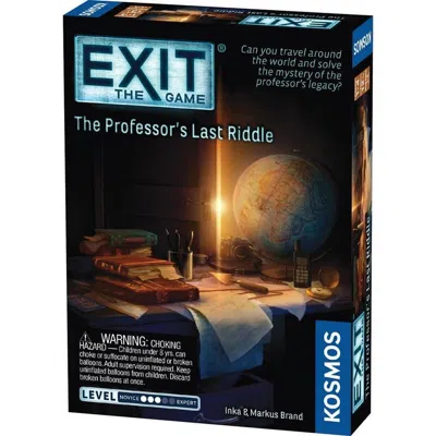THAMES & KOSMOS EXIT THE PROFESSORS LAST RIDDLE BOARD GAME