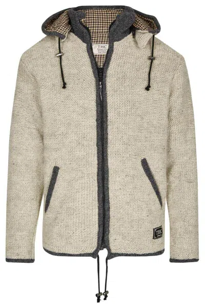 THC NATURAL LINE SCHAFWOLL-STRICKJACKE ART.-NR. 835 VON THC NATURAL LINE