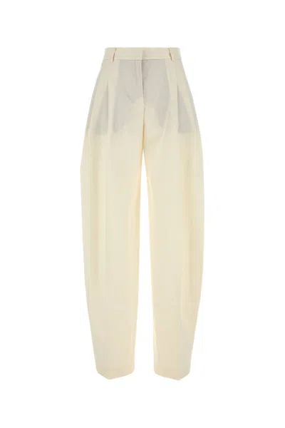 THE ANDAMANE THE ANDAMANE IVORY GABARDINE PANT