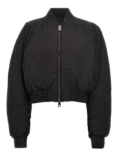 THE ANDAMANE SIERRA CROPPED BOMBER JACKET