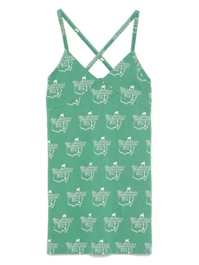 THE ANIMALS OBSERVATORY GRAPHIC-PRINT DRESS