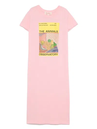 THE ANIMALS OBSERVATORY GRAPHIC-PRINT DRESS
