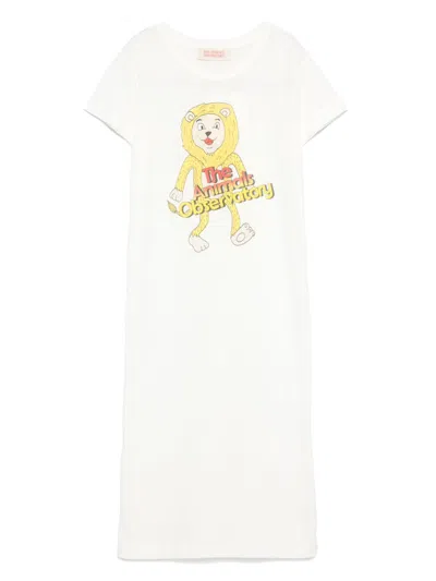 THE ANIMALS OBSERVATORY GRAPHIC-PRINT T-SHIRT DRESS
