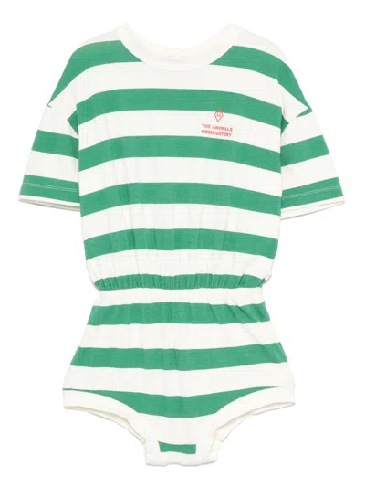 THE ANIMALS OBSERVATORY STRIPED JUMPSUIT
