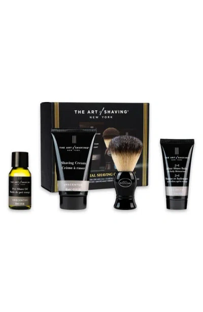THE ART OF SHAVING THE ART OF SHAVING UNSCENTED ESSENTIAL 4-PIECE SHAVING COLLECTION $75 VALUE