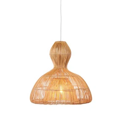 THE ARTISAN & COMPANY THE ARTISAN & COMPANY AURA RATTAN CEILING PENDANT LIGHT