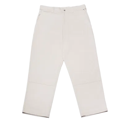 THE BOWERY SOCIAL CLUB MEN'S TWILL MECHANIC PANT - WHITECAP