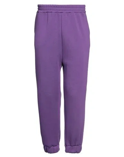 THE CHILIPEPPER. THE CHILIPEPPER. MAN PANTS PURPLE SIZE XL COTTON, POLYESTER