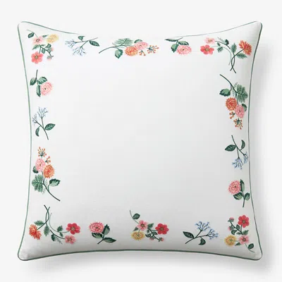 THE COMPANY STORE DAHLIA DECORATIVE SQUARE PILLOW COVER