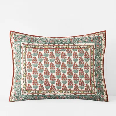 THE COMPANY STORE TASHI REVERSIBLE QUILTED SHAM