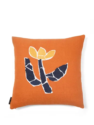 THE CONRAN SHOP SOLITARY FLOWER CUSHION