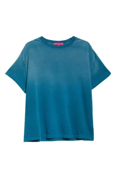 THE ELDER STATESMAN THE ELDER STATESMAN SUN BLEACHED PICA COTTON & CASHMERE T-SHIRT