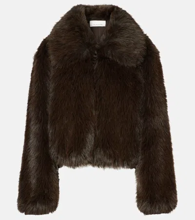 THE FRANKIE SHOP HOPE FAUX FUR JACKET