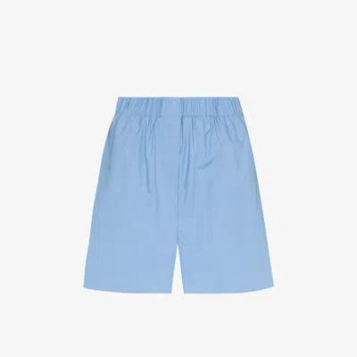 THE FRANKIE SHOP BLUE LUI BOXER SHORTS