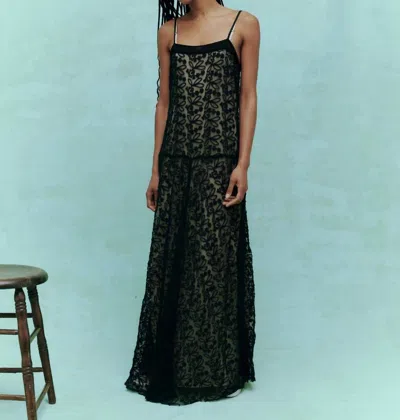 THE GREAT THE GRACE MAXI DRESS IN BLACK