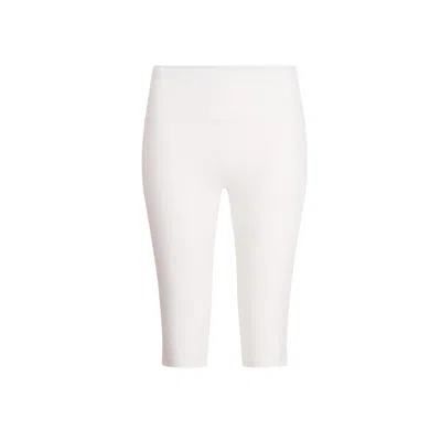 THE KOOZY WOMEN'S CHARLOTTE HIGH WAIST SHORTS IN SKY WHITE