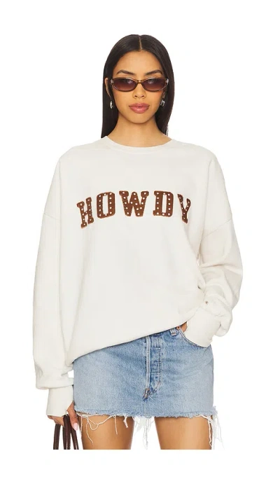 THE LAUNDRY ROOM RHINESTONE HOWDY JUMPER SWEATSHIRT