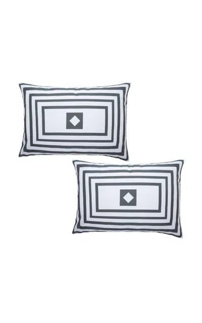 THE LINO ESSENTIAL SET-OF-TWO COTTON SHAMS
