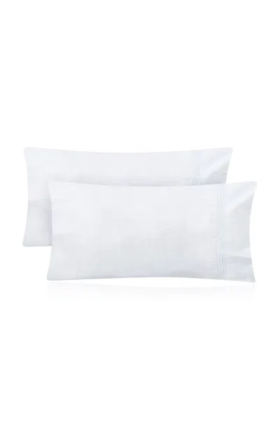 THE LINO ESSENTIAL SET-OF-TWO KING COTTON PILLOWCASES