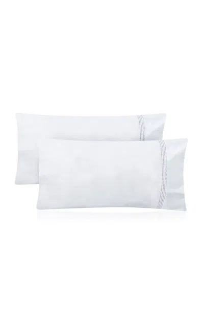 THE LINO ESSENTIAL SET-OF-TWO STANDARD COTTON PILLOWCASES