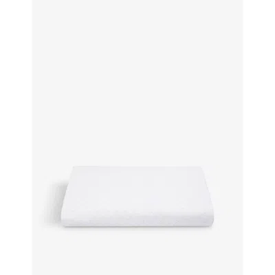 THE LITTLE WHITE COMPANY STAR-PRINT COTTON FITTED SH