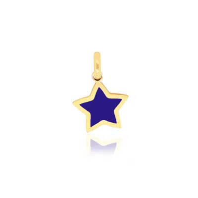 THE LOVERY LAPIS STAR CHARM 10MM