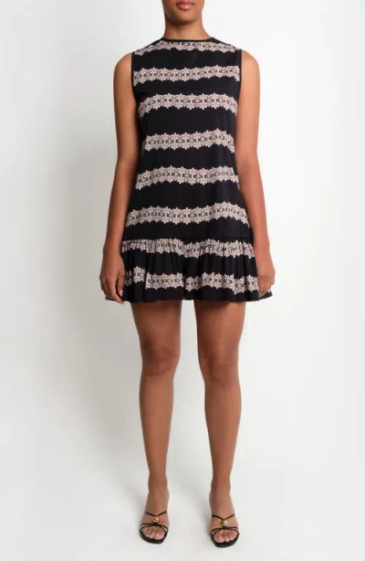 THE LULO PROJECT THE LULO PROJECT THE RIVER STRETCH COTTON SHIFT MINIDRESS