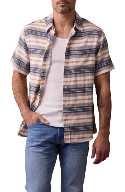 THE NORMAL BRAND THE NORMAL BRAND FRESHWATER SHORT SLEEVE BUTTON-UP SHIRT