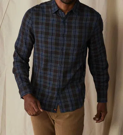 THE NORMAL BRAND NIKKO BUTTON UP SHIRT IN BROWN PLAID