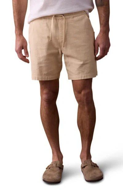 THE NORMAL BRAND THE NORMAL BRAND TEXSTRETCH SUMMER DRAWSTRING STRETCH COTTON SHORTS