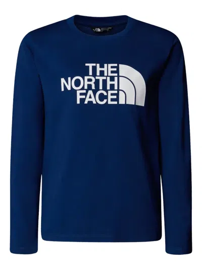 THE NORTH FACE EASY LOGO-PRINT LONG-SLEEVE T-SHIRT
