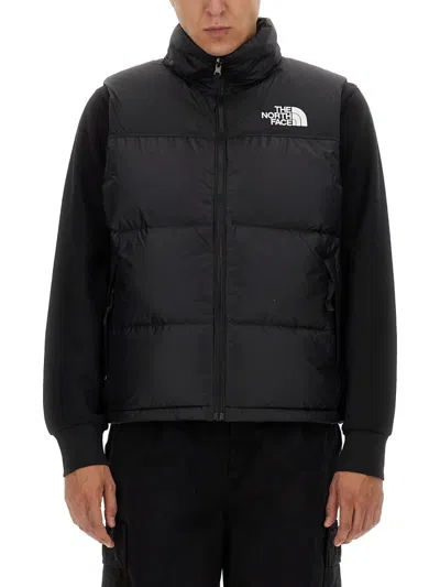 THE NORTH FACE SLEEVELESS DOWN JACKET WITH LOGO