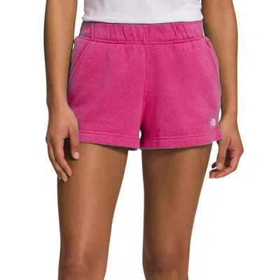 THE NORTH FACE HALF DOME NF0A55MZ156 WOMEN'S FUCHSIA PINK LOGO SHORTS L NCL671