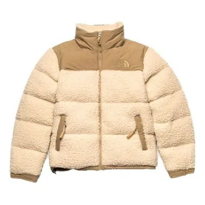 THE NORTH FACE THE NORTH FACE Logo Nuptse Jacket 'Beige'