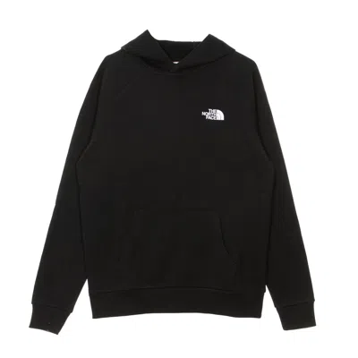 THE NORTH FACE MEN'S RAGLAN RED BOX HOODIE BLACK/WHITE
