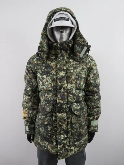 THE NORTH FACE MENS 73 THE NORTH FACE 600-DOWN INSULATED WINTER PARKA FALLEN LEAVES PRINT